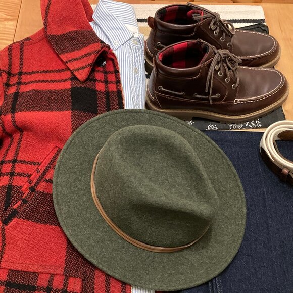 Fishing Crushable Felt Fedora, Stetson , Size Large, 7 1/8 - 7 1/4, 58-59 - Picture 4 of 4